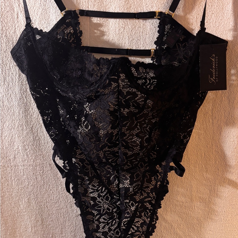Lenox Black Lace Bodysuit